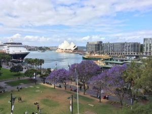Views of Sydney's Opera House from the outskirts of Harbor Bridge