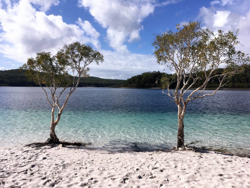Lake McKenzie in Fraser Island