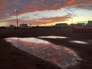 Sunrise at Karara village